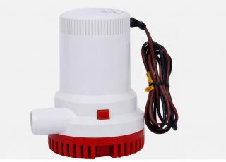 1500GPH 12V Boat Marine Plumbing Electric Bilge Pump Non Automatic Discharge for